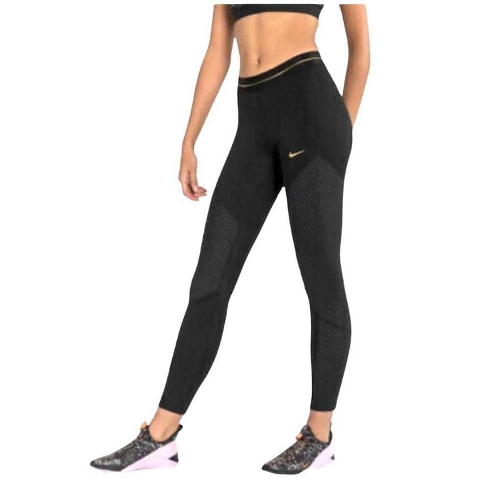 Nike pro dry fit icon clash tights tight fit full length